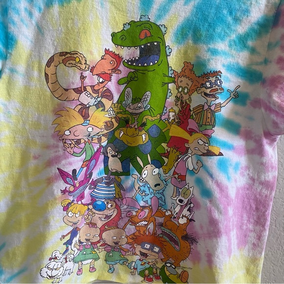 Nickelodeon Cartoon Cropped T Shirt Size Small - Picture 4 of 5